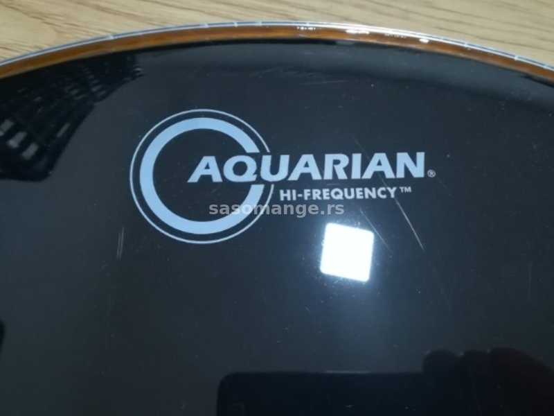 Plastika Za Bass Bubanj 20 Aquarian Hi-Frequency Black - novo