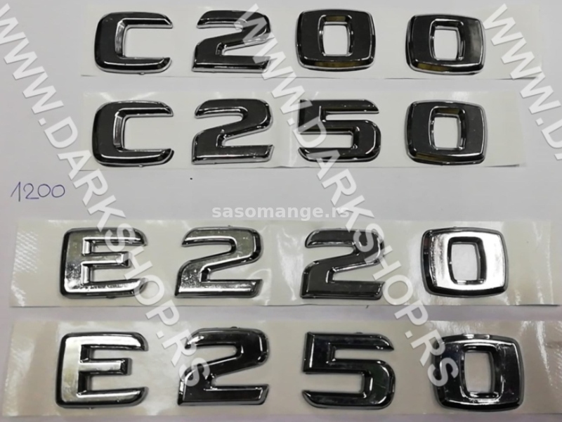 Auto oznake motora za mercedes: c200,c250. e200,e250