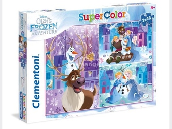 Clementoni puzzle Frozen 3x48