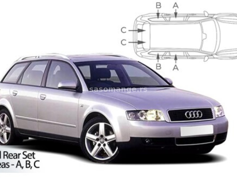 Audi tipske zavesice za sunce carshades