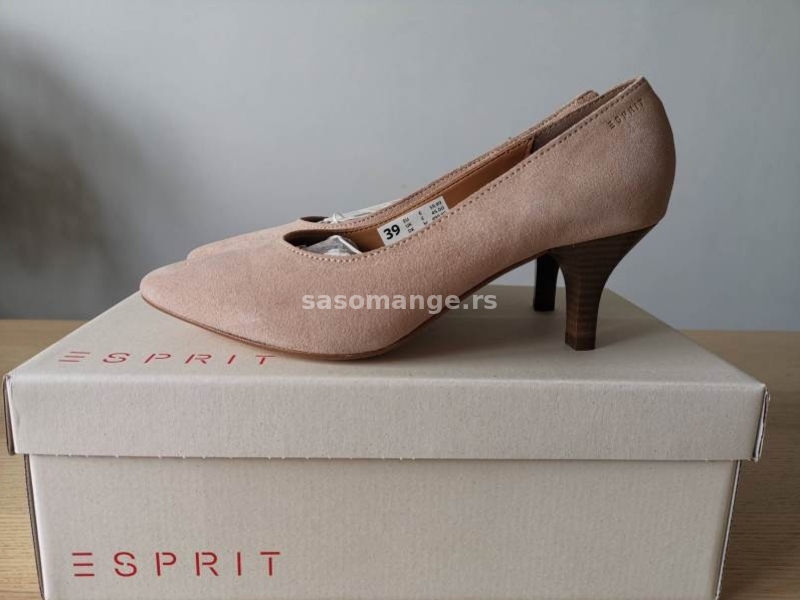 ESPRIT ženske kožne cipele, puder boje, broj 39