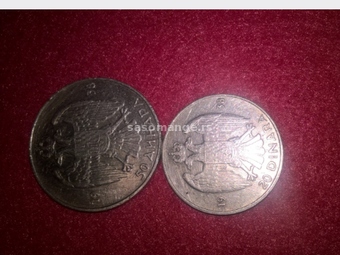 novčići 20 i 50 dinara iz 1938g srebro.