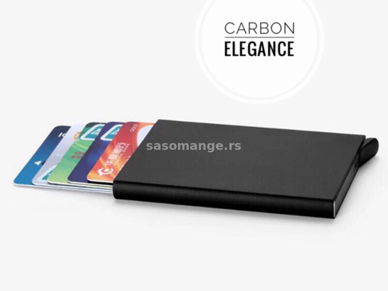 Aluminijumski card holder za platne kartice i dokumenta