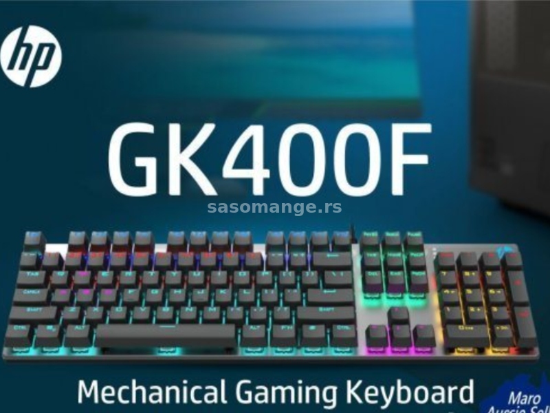 Tastatura Gaming HP GK400F mehanicka crno siva - NOVO