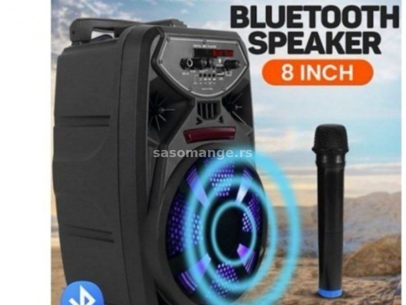 Bluetooth Zvučnik Karaoke 8 inča