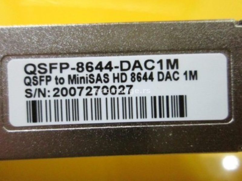 QSFP+ SFF-8644 na int Mini SAS SFF-8643 36pina