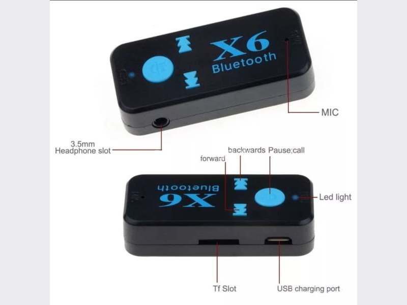 X6 Bluetooth Resiver Auto Car Kit HandFree prijemnik
