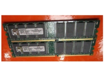 2GB (2x1) DDR1 Kingston na 400MHz