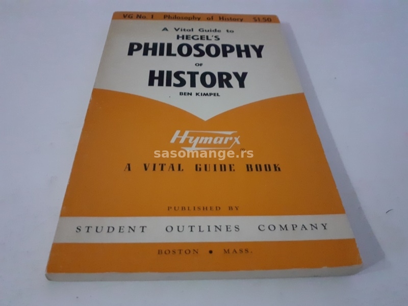 Ben Kimpel A Vital Guide to Hegel's Philosophy of History