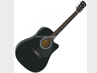 Squier By Fender SA-105CE BK Akustična Ozvučena gitara