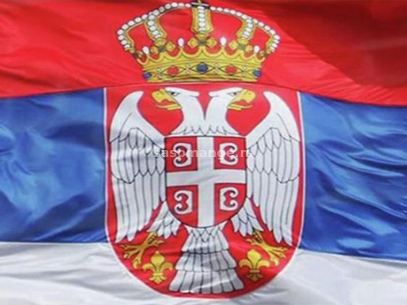 ZASTAVA SRBIJE -Serbia Flag- 250 x 150 cm - double-sided - obostrana