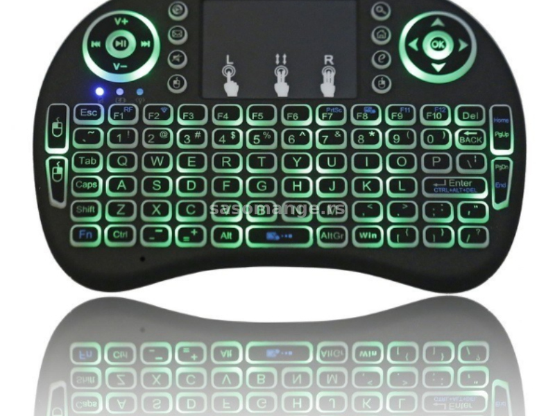 Bežična Punjiva Mini Tastatura Sa Osvetljenjem