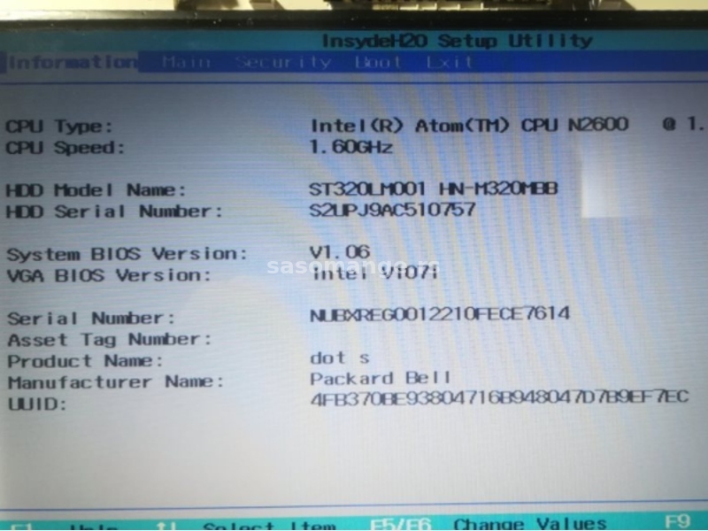 Packard Bell ZE7 DOT SC/W Maticna Ploca Acer D270