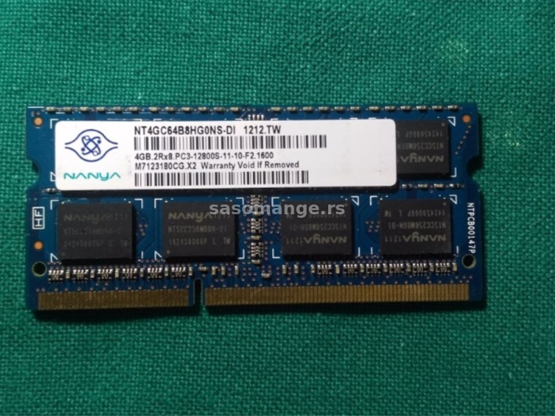 DDR3 4GB Ram memorija za laptop Samsung Nanya Kingston