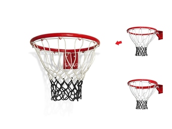 Košarkaški obruč ojačani 1 - crno bela mrežica