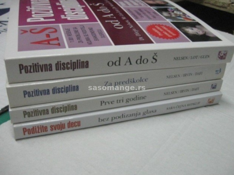 POZITIVNA DISCIPLINA -komplet 4 knjige