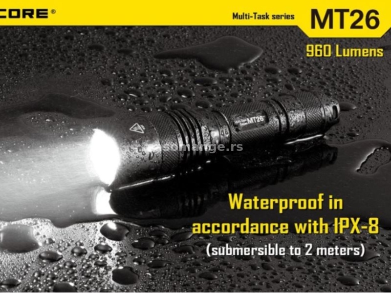 Baterijska lampa Nitecore MT26 960 LM