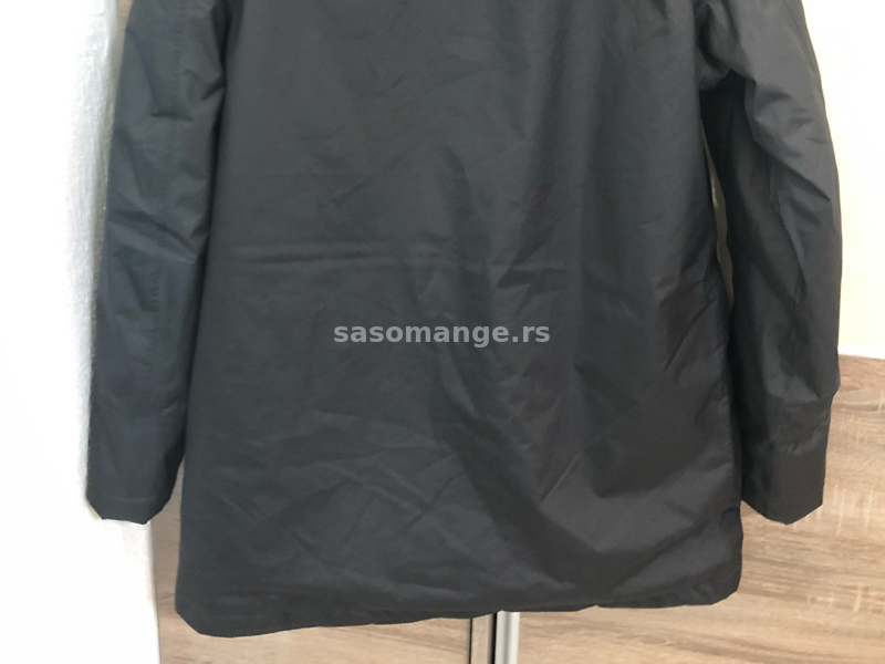 Nova crna , dugačka XL muška jakna