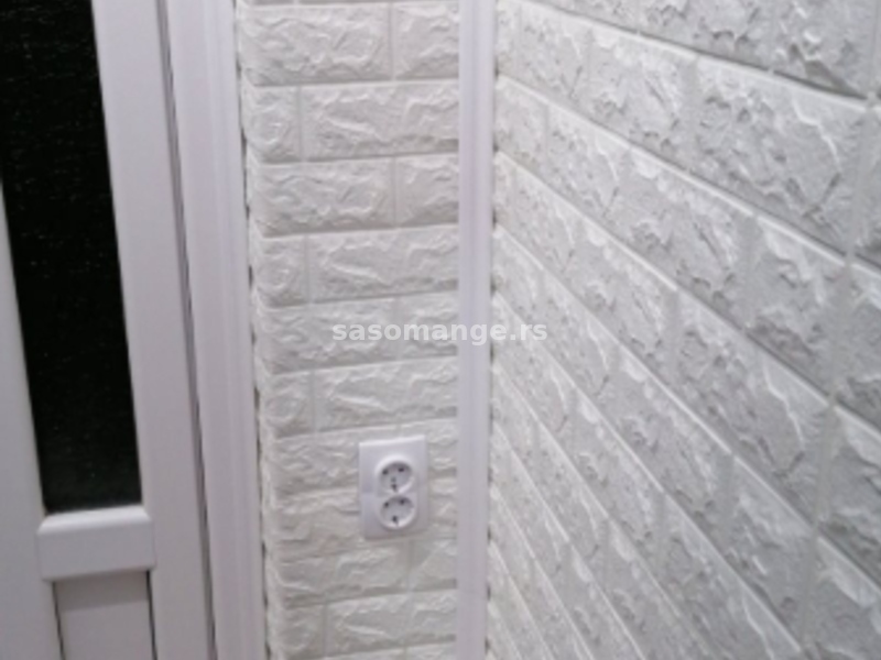 3D imitacija Bele cigle / samolepljive vodootporne tapete / besplatna poštarina za preko 20 tabli