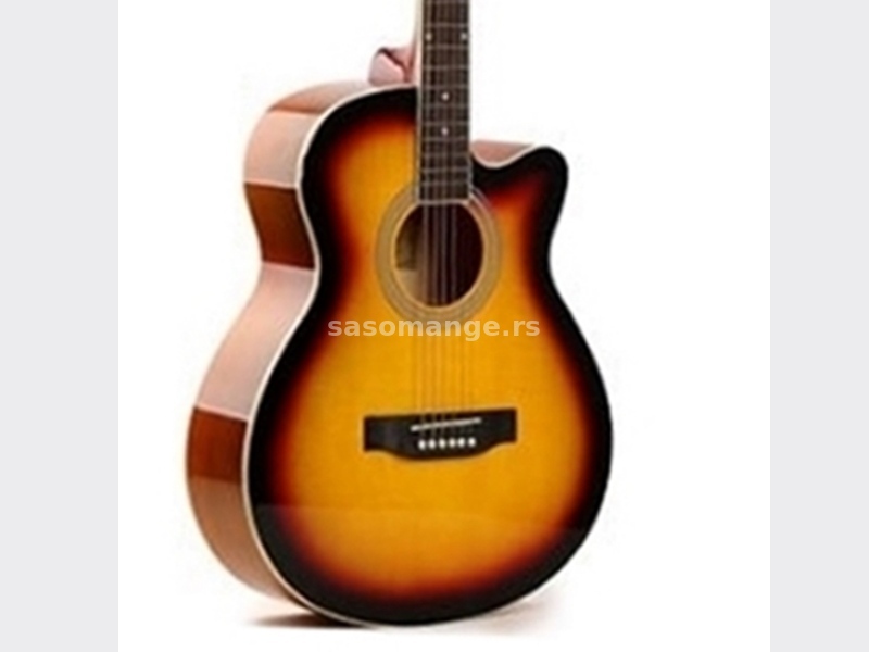 Firefeel S021C SB Akustična Western Cutaway Gitara