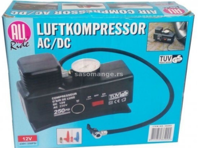 Auto kompresor 12V 220V kompresor za auto kompresor za gume