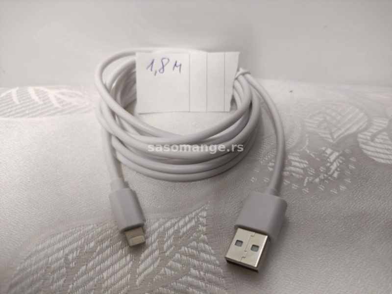 USB A na lightning data kabl 1.8m