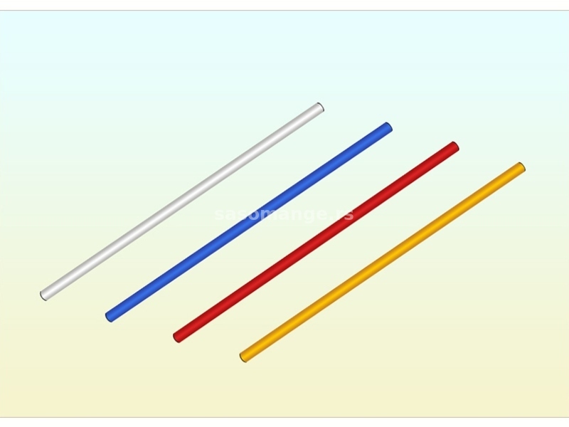 PVC štap za prepone i podesivi čunj dužine 100cm