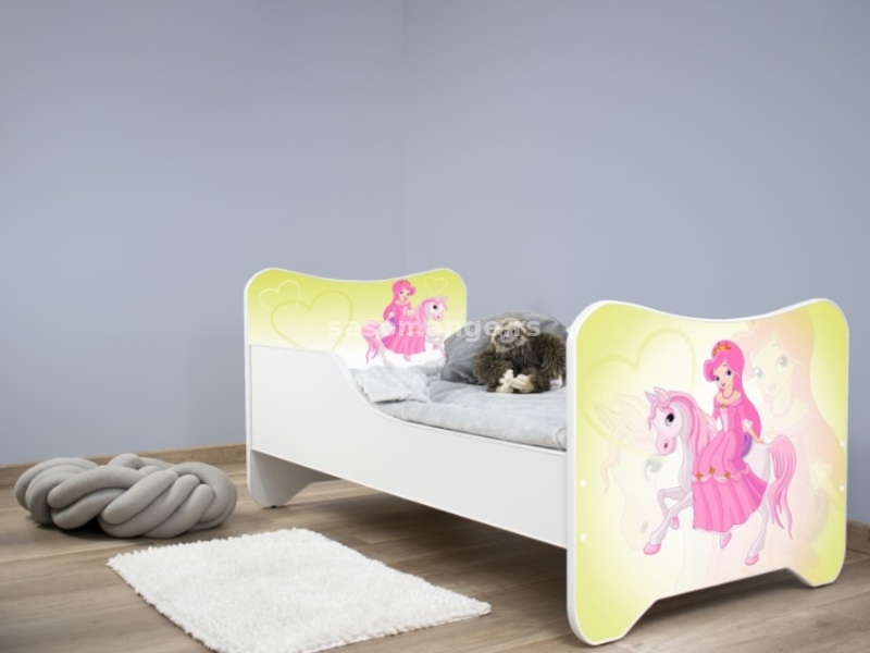 Dečiji krevet sa dušekom Happy Kitty 160x80 PONY