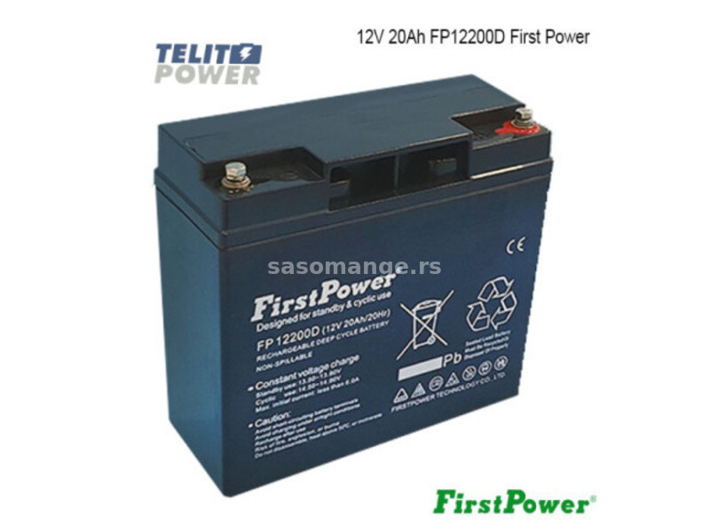 FirstPower 12V 20Ah FP12200D terminal T3 ( 3816 )