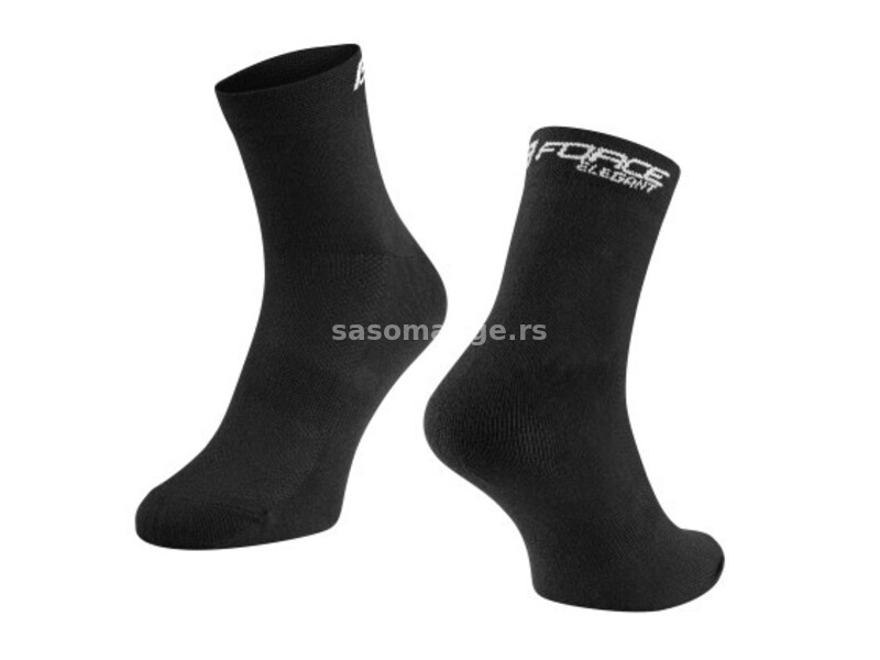Force čarape force elegant kratke, crne l-xl / 42-46 ( 9009136 )