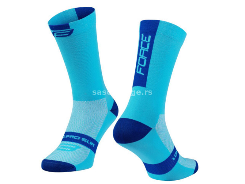 Force čarape long pro slim, plave s-m/36-41 ( 90090535 )