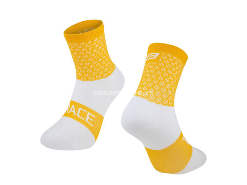 Force čarape trace, žuto-bele s-m/36-41 ( 900900 )