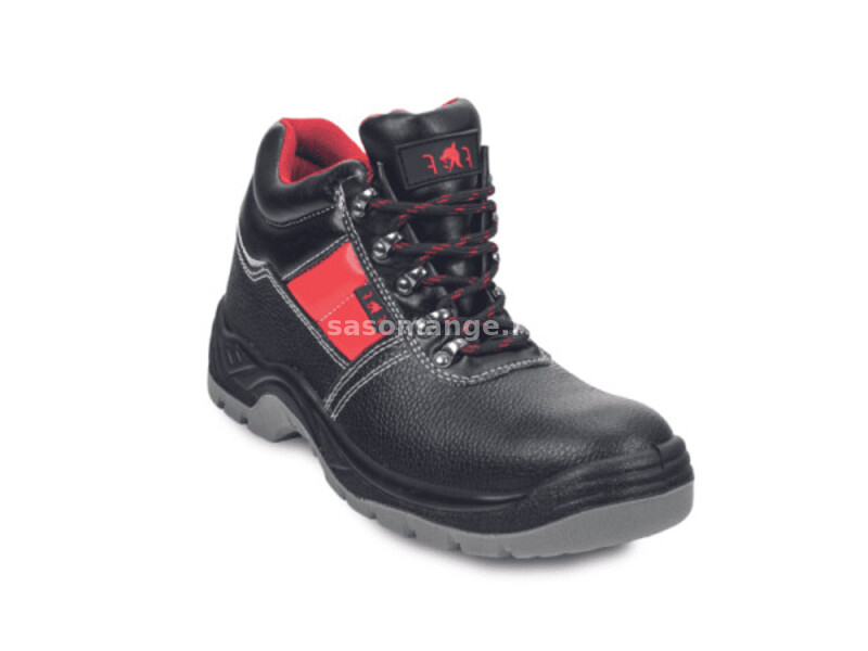 Fridrich s3 duboke zaštitne cipele, kožne, crno-crvena, veličina 45 ( 1020011260720045 )