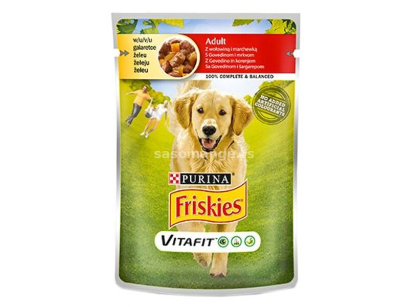 Friskies sos - govedina i šargarepa 100g