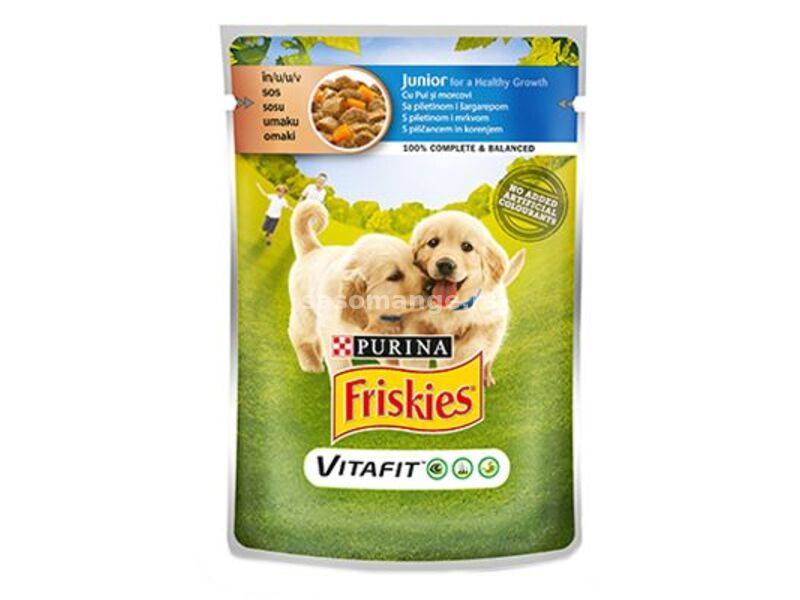 Friskies sos Junior - piletina i šargarepa 100g