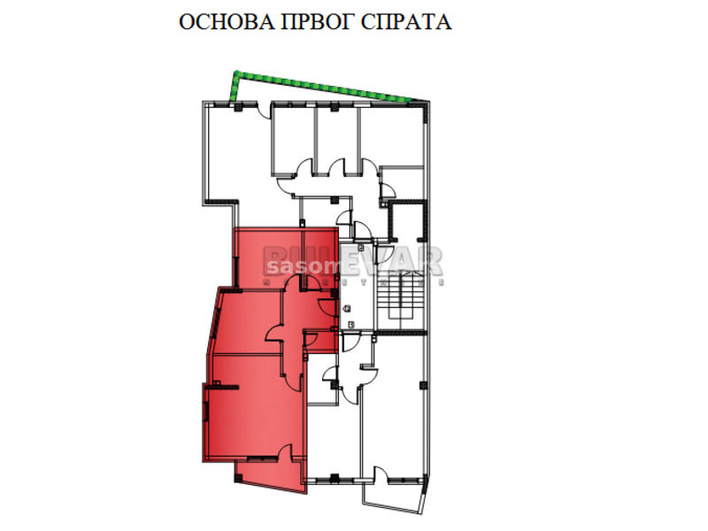 Novogradnja na Crvenom pevcu, 2.5, 66 m2, povrat PDV-a