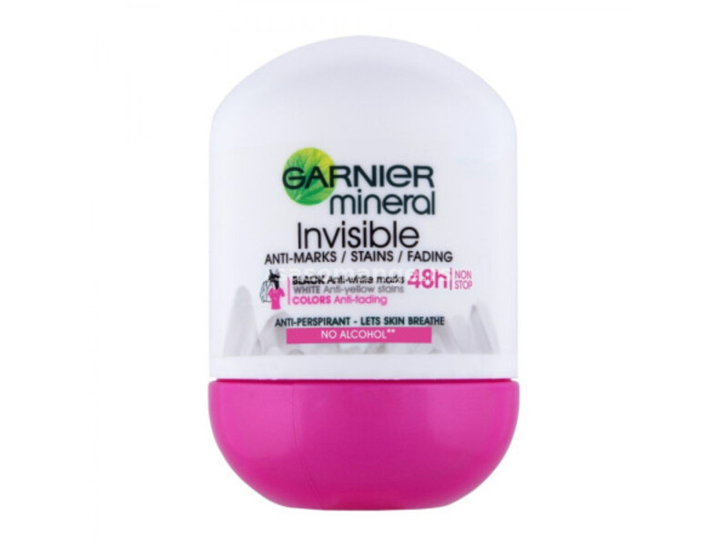 Garnier Mineral Deo Invisible Black, White &amp; Colors Roll-on 50 ml ( 1003009603 )