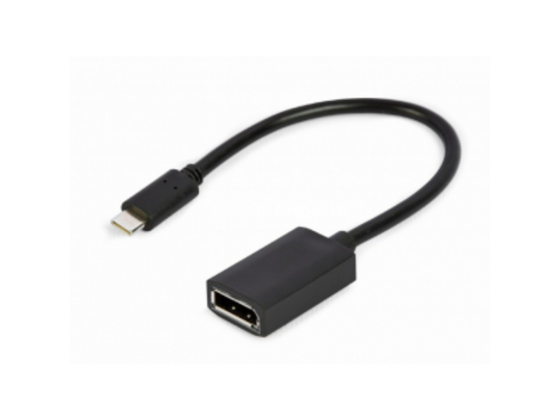 Gembird (A-CM-DPF-02) adapter TIP C (muški) na DisplayPort (ženski) 15cm crni
