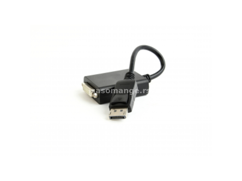 Gembird (A-DPM-DVIF-03) adapter Display Port (muški) na DVI (ženski) crni