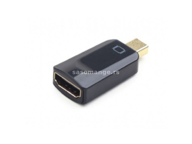 Gembird (A-mDPM-HDMIF-01) adapter Mini DisplayPort (muški) na HDMI (ženski) crni