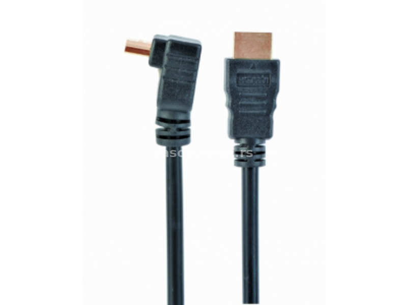 Gembird CC-HDMI490-10 kabl HDMI (muški) na HDMI (muški) 90 stepeni konektor 3m