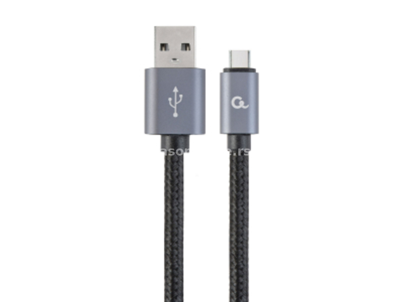 Gembird CCB-mUSB2B-AMCM-6 USB A (muški) na USB C (muški) 1.8m sivi