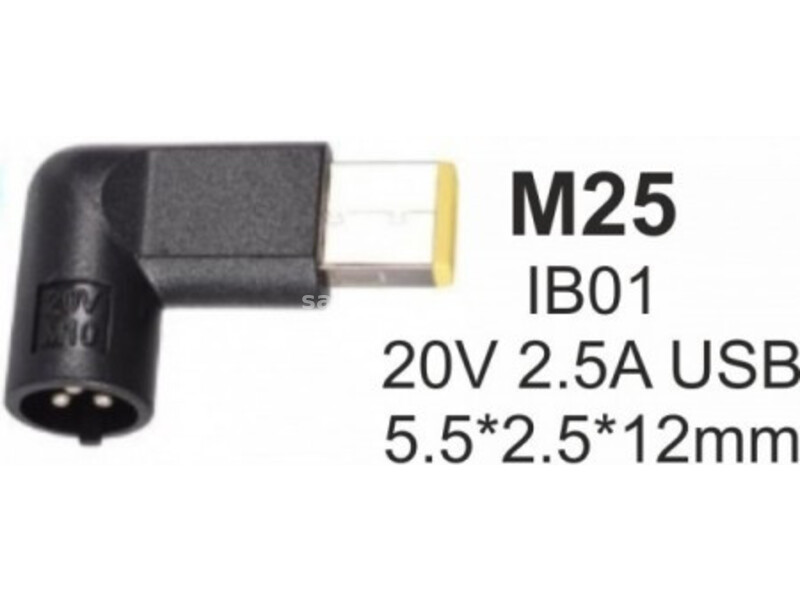Gembird konektor za punjac 45W-20V-2.25A, USB PIN NPC-IB01 (M25)
