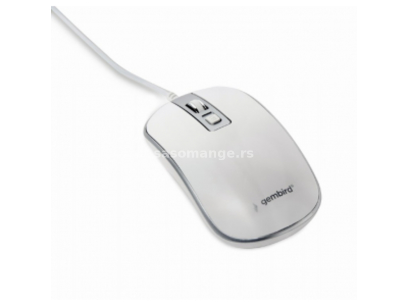 Gembird (MUS-4B-06-WS) USB optički miš 1200dpi beli
