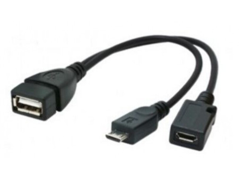 Gembird USB OTG AF + micro BF to micro BM cable, 0.15 m A-OTG-AFBM-04