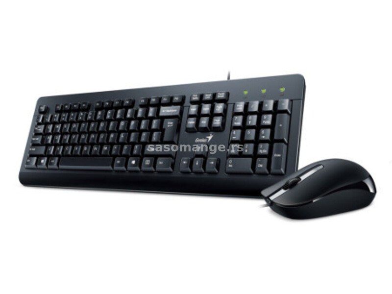 Genius komplet KM-160, YU, USB, black tastatura+miš ( 2505 )