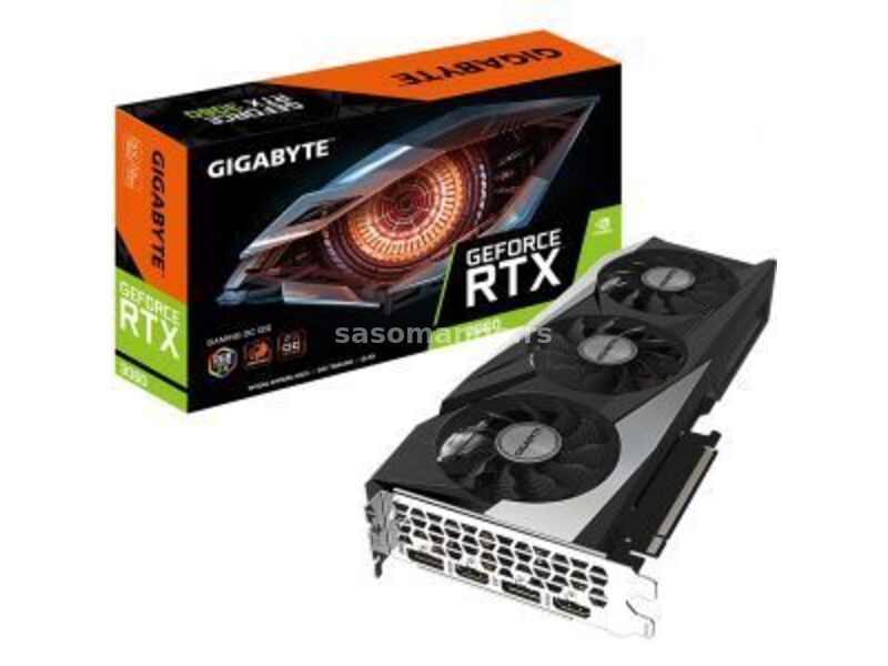 Gigabyte GeForce RTX 3060 GAMING OC rev 2.0 (GV-N3060GAMING OC-12GD) grafička kartica 12GB GDDR6 ...