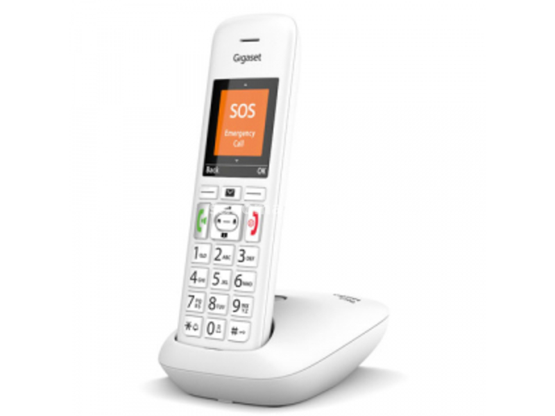 Gigaset E390 bežični telefon beli