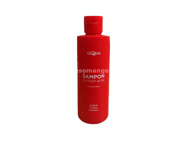 GLORIA Šampon za rast kose/ za suvu kosu/ 200 ml