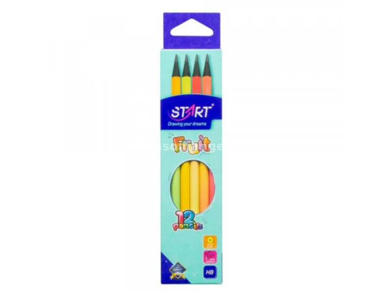 Grafitne olovke fruit 12 kom start ( STR12623 )
